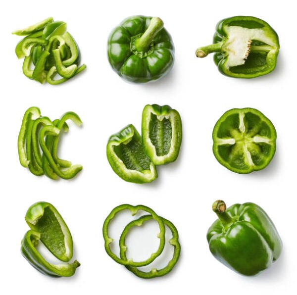 Green pepper alternative for raisin bran