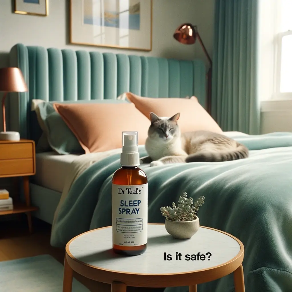 is dr teal's sleep spray safe for cats